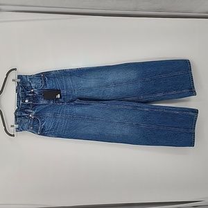 Weekday Destin Paperbag Jeans Blue Women's Size 28